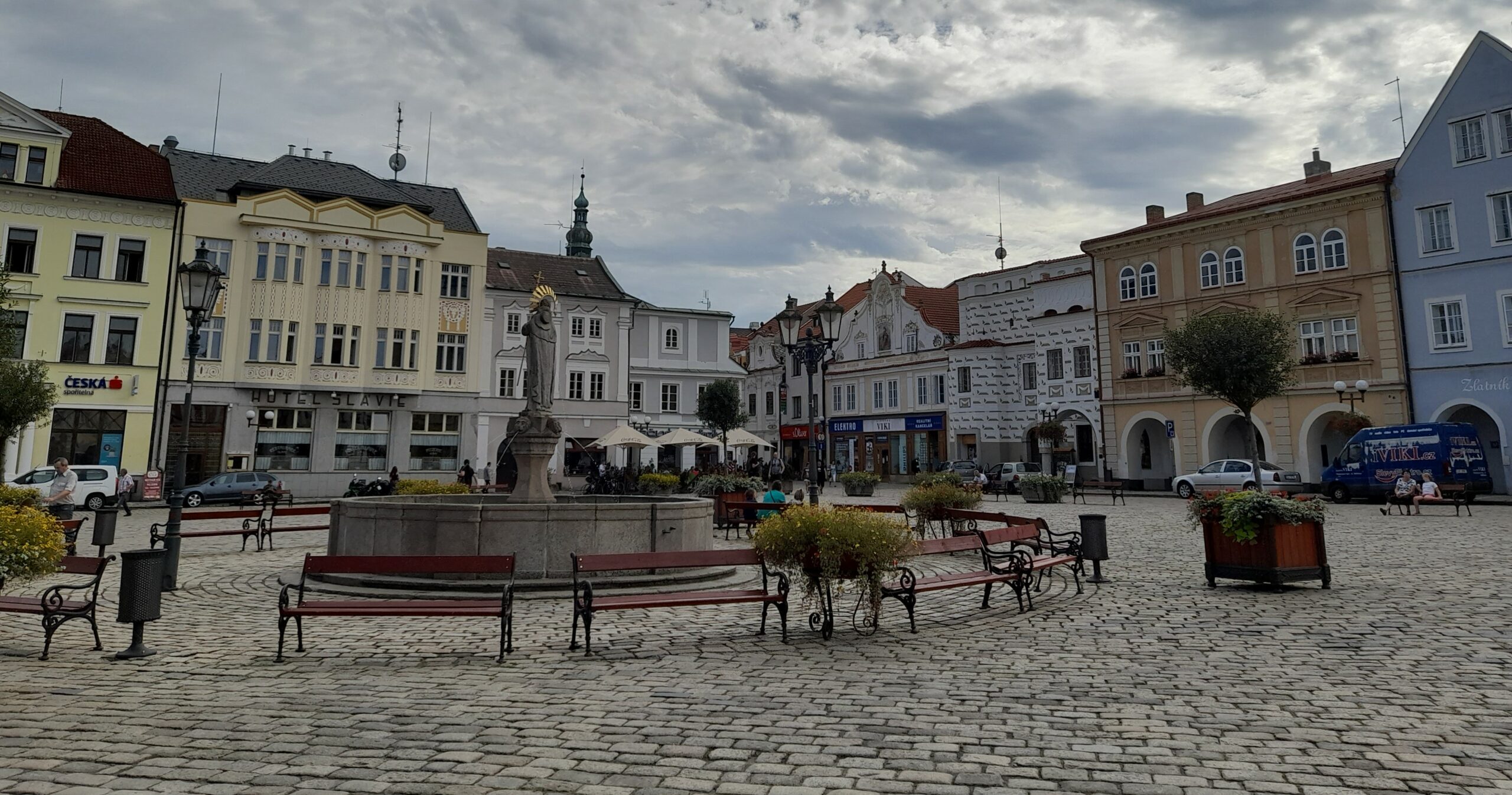 Pelhřimov má pěkné historické centrum