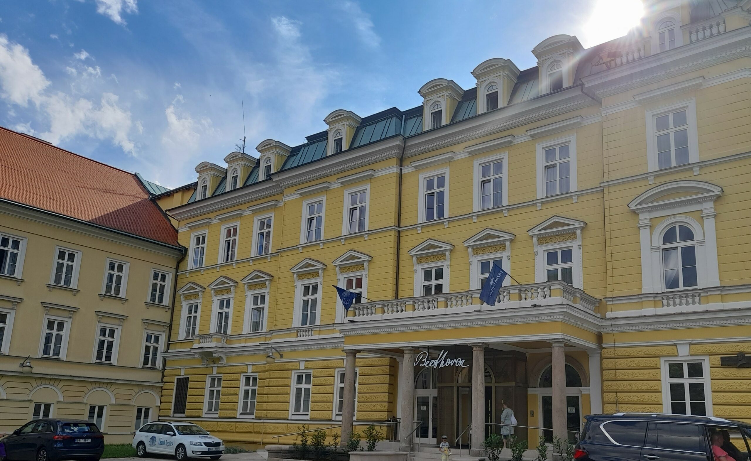 Teplice, lázeňský dům Beethoven